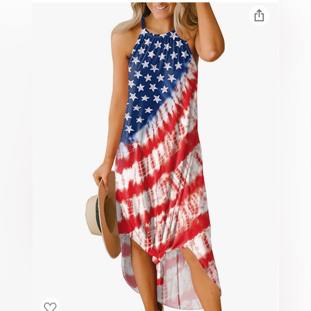 Patriotic American Flag Maxi